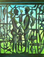 Ponovno skupaj (Akril, 70 x 50 - 2020) - Irena Gorenc